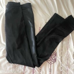 American Apparel Crinkled Shiny Leggings